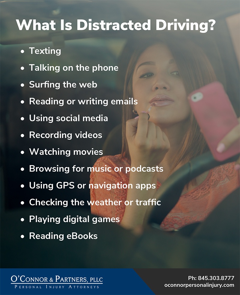 Distracted Driving Lawyers In New York | O'Connor & Partners, PLLC
