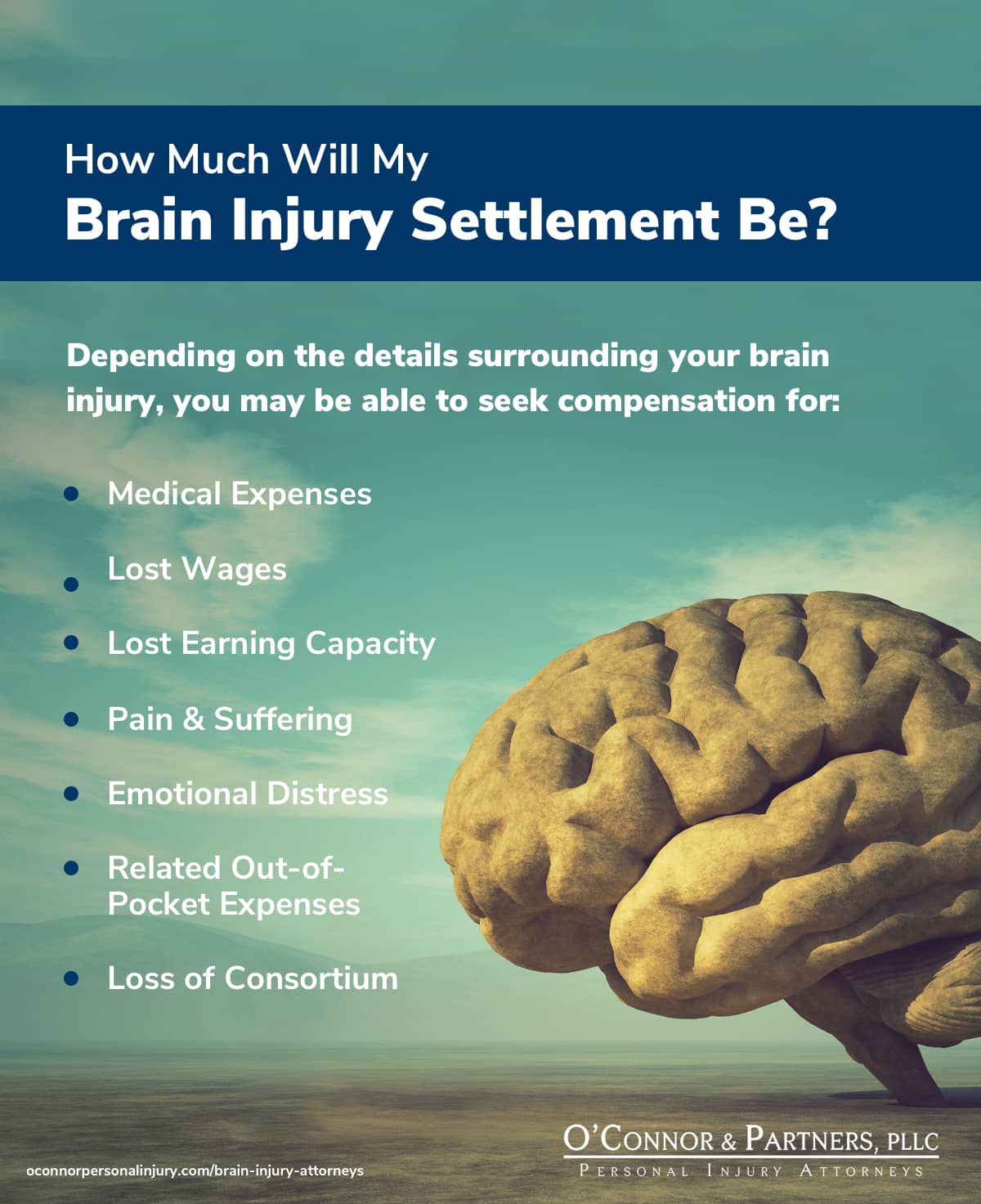 Brain Injury Settlements | O'Connor and Partners | TBI Lawyers